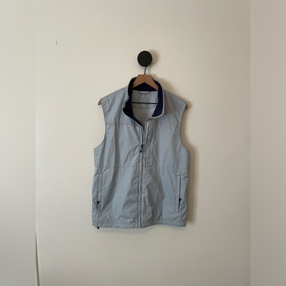 Vineyard Vines Grey Silver Tech Performance Vest … - image 1